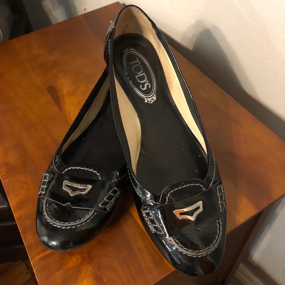 Tod’s driving moccasins—gently worn!